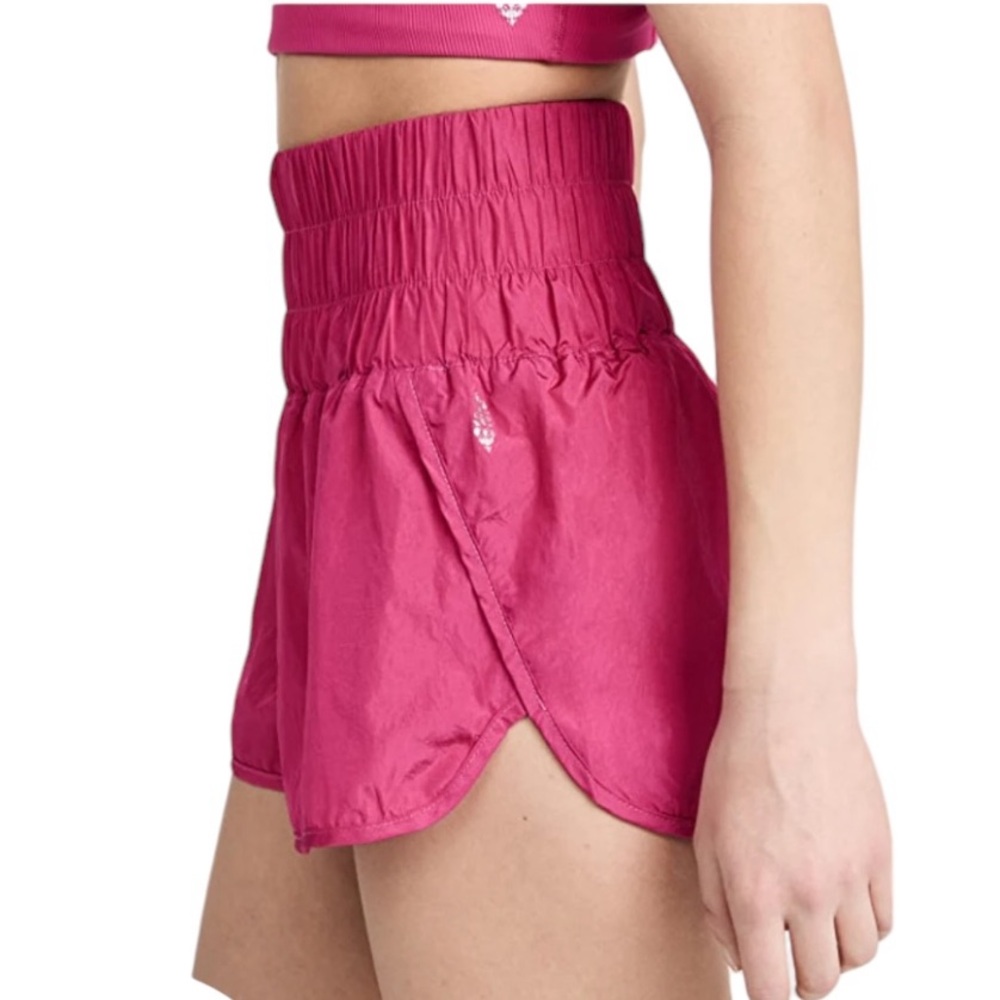 Free People Movement Way Home Short in Passion Front Pink XS NEW